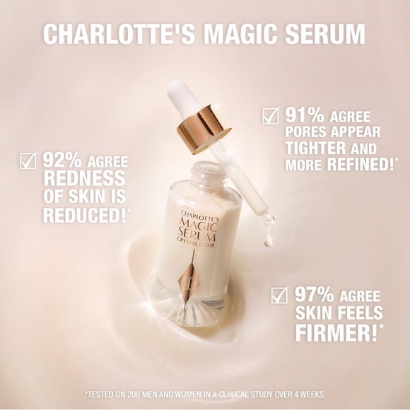 LAST 1! Charlotte Tilbury Magic Serum w/ Vitamin C 2PK 💧 NEW IN BOX - Picture 5 of 10
